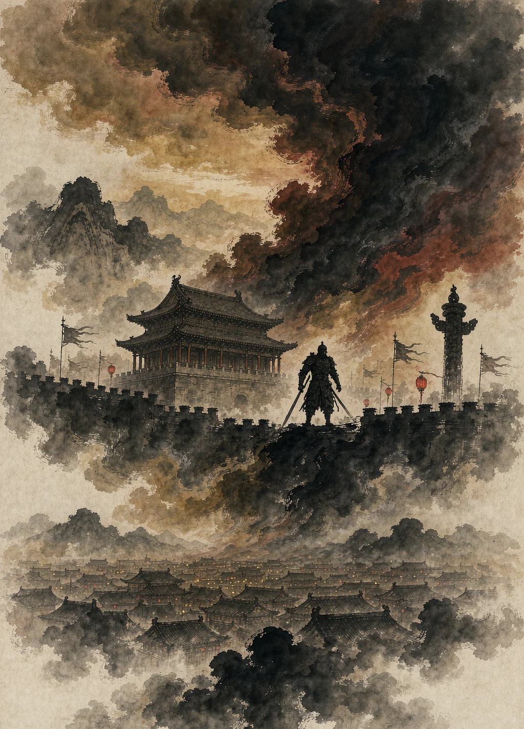 日暮西山