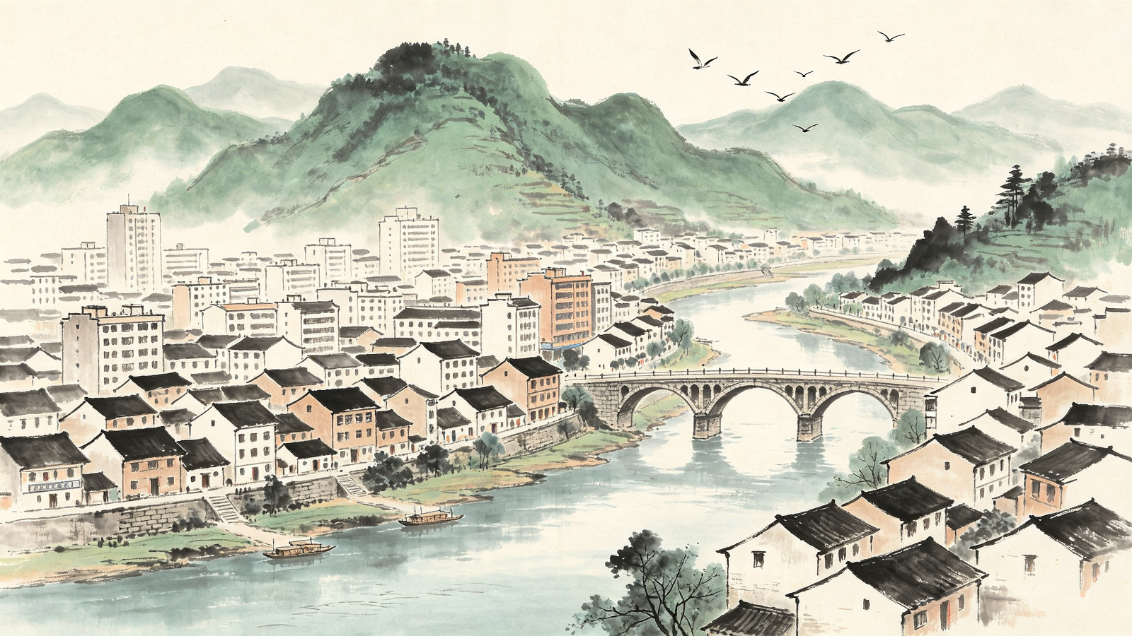 江城烟雨